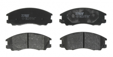 Купить GDB3299 TRW Тормозные колодки передние Терракан (2.5, 2.9, 3.5) с звуковым предупреждением износа